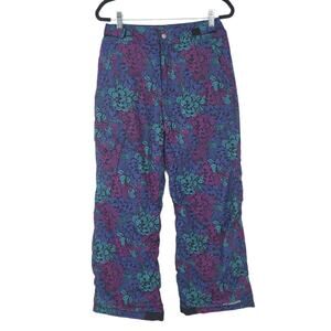 Columbia Omnishield Floral Insulated Ski Snow Snowboard Pants Size Large